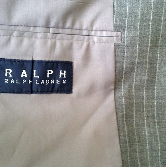 Ralph Ralph Lauren Gray Wool Suit 44R 38W 29L